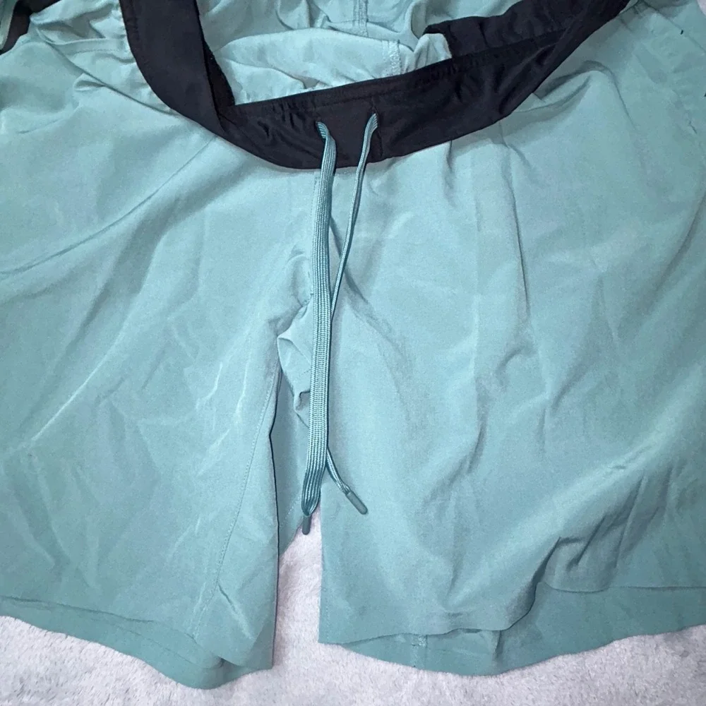 Ten Thousand Interval Short 8" Mens XXL Unlined Green Gym Training Running Stret - Picture 5 of 10